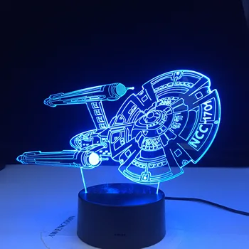 Star Wars Starship NCC 1701 3d LED Night Light for Child Bedroom Decor Color Changing Best Birthday Gift for Kids Night Lamp
Star Wars Starship NCC 1701 3d LED Night Light for Child Bedroom Decor Color Changing Best Birthday Gift for Kids Night Lamp