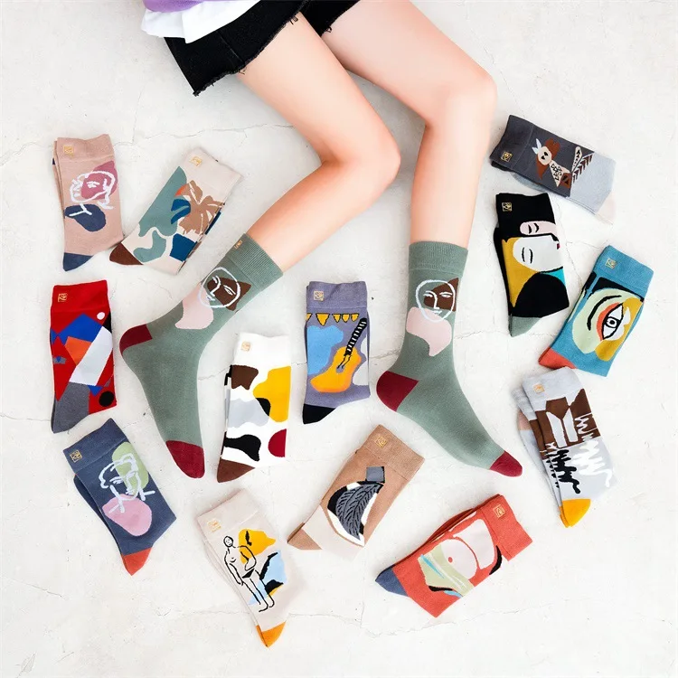 Autumn new graffiti couple socks women Harajuku hip-hop street fashion women's socks fashion gifts for cartoon Dropship
Autumn new graffiti couple socks women Harajuku hip-hop street fashion women's socks fashion gifts for cartoon Dropship