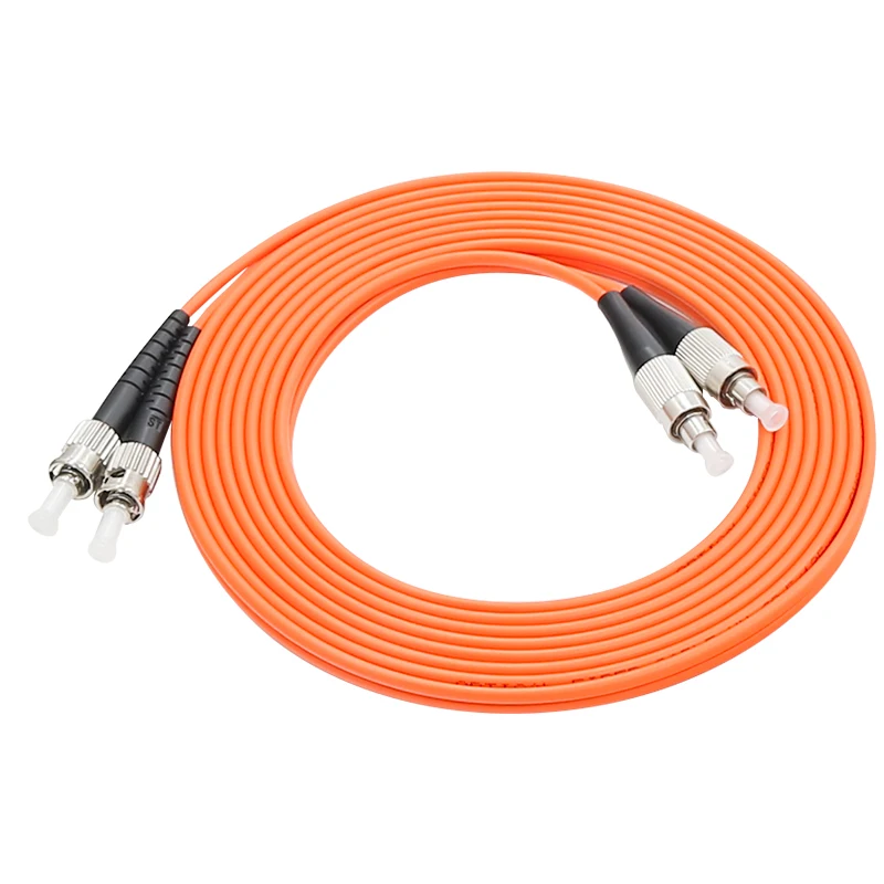 FC/UPC-ST/UPC fiber optic patch cord Duplex Multimode cable FC-ST optical fibre jumper
FC/UPC-ST/UPC fiber optic patch cord Duplex Multimode cable FC-ST optical fibre jumper