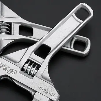 Multifunctional Short Handle Wide Mouth Wrench Adjustable Aluminum Alloy Spanner Universal Wrench Repair Tools Hand Tool
Multifunctional Short Handle Wide Mouth Wrench Adjustable Aluminum Alloy Spanner Universal Wrench Repair Tools Hand Tool