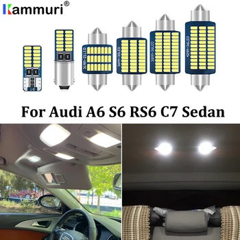 KAMMURI 15Pcs No Error Interior Dome + Vanity mirror + Trunk + Door + Glove LED light Kit for Audi A6 S6 RS6 C7 Sedan (2012+) 
KAMMURI 15Pcs No Error Interior Dome + Vanity mirror + Trunk + Door + Glove LED light Kit for Audi A6 S6 RS6 C7 Sedan (2012+)