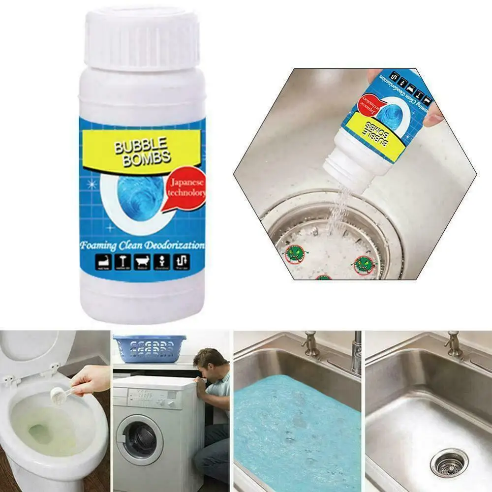 Powerful Fast Pipe Dredging Agent Powerful Sink Drain Cleaner for Kitchen Sewer Toilet Brush Closestool Clogging Cleaning Tools
Powerful Fast Pipe Dredging Agent Powerful Sink Drain Cleaner for Kitchen Sewer Toilet Brush Closestool Clogging Cleaning Tools