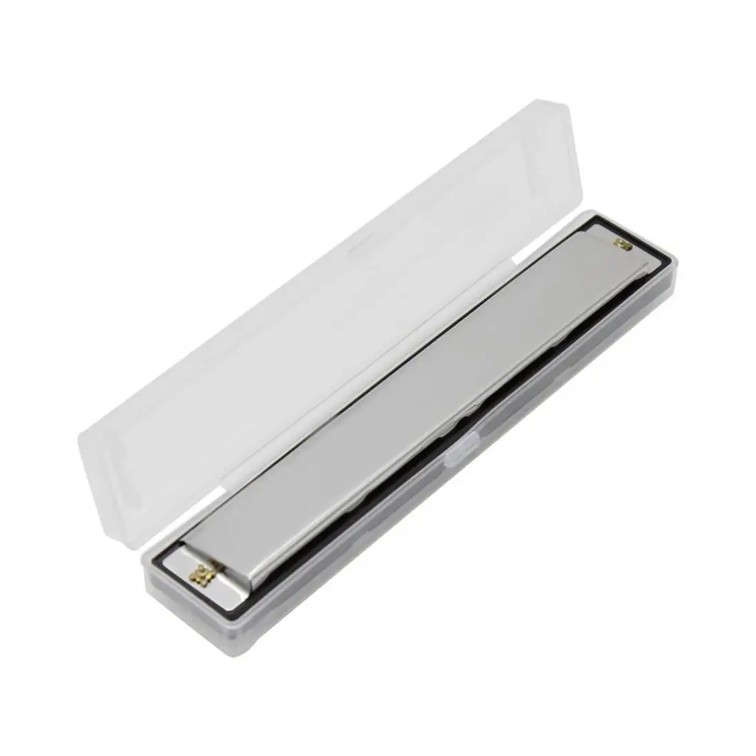 Silver Harmonica Metal 24 Holes Harmonica KeyC with Transparent Storage Box for Harmonica Beginner Harmonica
Silver Harmonica Metal 24 Holes Harmonica KeyC with Transparent Storage Box for Harmonica Beginner Harmonica