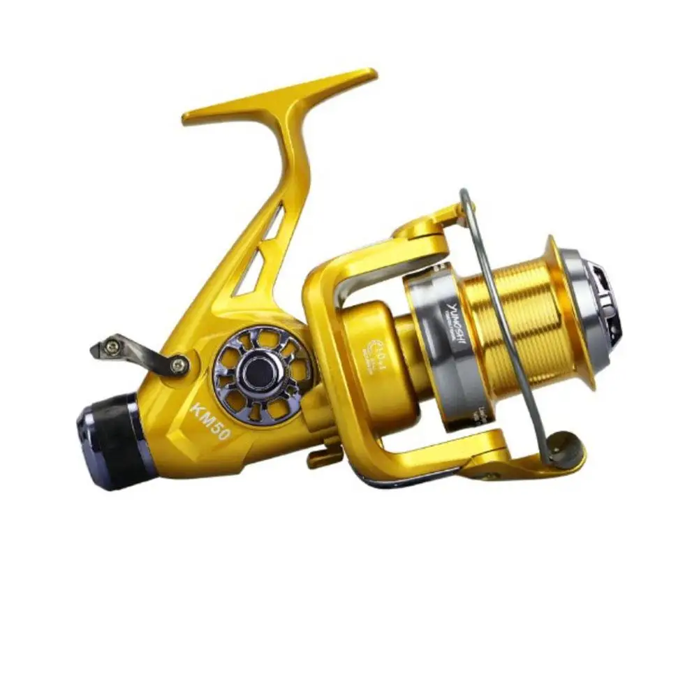 KM50 60 Metal Head Fishing Reel Front and Rear Double Brake Lightweight Plastic Spool Fish Spinning Reels
KM50 60 Metal Head Fishing Reel Front and Rear Double Brake Lightweight Plastic Spool Fish Spinning Reels