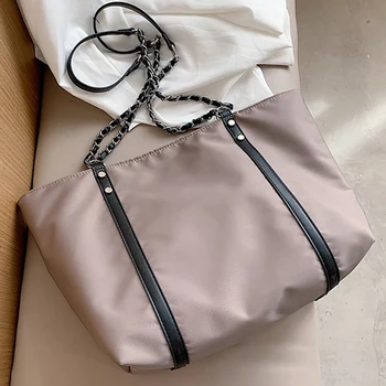 Solid Color Oxford Cloth Casual Tote Shoulder Bags for Women 2020 High Capacity Top-handle Bags High Quality Simple Lady Handbag
Solid Color Oxford Cloth Casual Tote Shoulder Bags for Women 2020 High Capacity Top-handle Bags High Quality Simple Lady Handbag