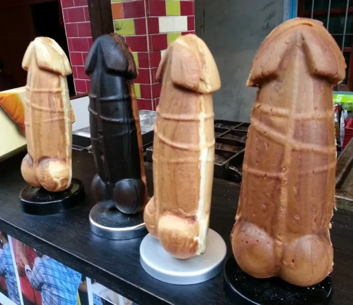 Китайский поставщик вафельница оборудование для выпечки пенис