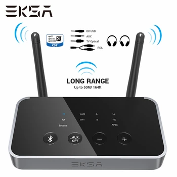 EKSA ET04 AUX Bluetooth Transmitter Receiver APTX HD Wireless Bluetooth Adapter Audio OPT/3.5mm/SPDIF For TV Headphone Speaker
EKSA ET04 AUX Bluetooth Transmitter Receiver APTX HD Wireless Bluetooth Adapter Audio OPT/3.5mm/SPDIF For TV Headphone Speaker