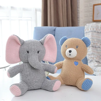 Baby Knitting Toys 23cm Boys Girls Soft Dolls Cartoon Bear Elephant Dinosaur Kids Cute Stuffed Toys Children Gifts Infants Dolls
Baby Knitting Toys 23cm Boys Girls Soft Dolls Cartoon Bear Elephant Dinosaur Kids Cute Stuffed Toys Children Gifts Infants Dolls