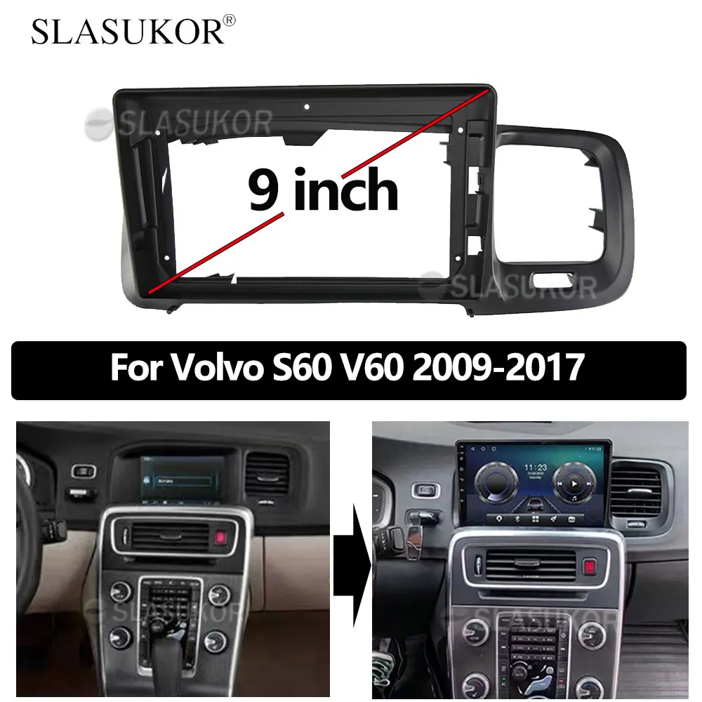 Car Refitting 2DIN Radio Stereo DVD Frame Fascia Dash Panel Installation Kits For Volvo S60 V60 2009 2010 - 2018 Canbus Cable
Car Refitting 2DIN Radio Stereo DVD Frame Fascia Dash Panel Installation Kits For Volvo S60 V60 2009 2010 - 2018 Canbus Cable