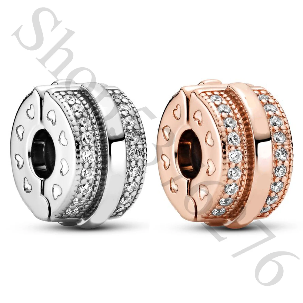 Подлинные Искусственные Сверкающие линии с паве и зажим с логотипом подходят для женского браслета Пандоры, подарочные украшения «сделай сам» 
Подлинные Искусственные Сверкающие линии с паве и зажим с логотипом подходят для женского браслета Пандоры, подарочные украшения «сделай сам»