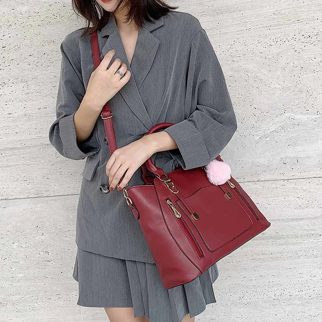 35#Women 2019 New Shoulder Bag Simple Handbag Fashion Messenger Bag Casual Tote leather bag
35#Women 2019 New Shoulder Bag Simple Handbag Fashion Messenger Bag Casual Tote leather bag