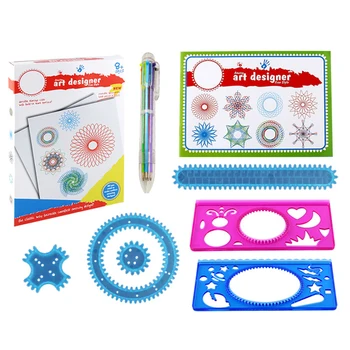 Drawing Multifunction DIY Gear Flower Ruler Set Children Painting Puzzle Geometric Ruler Drafting Tool Learning Art Tool for Kid
Drawing Multifunction DIY Gear Flower Ruler Set Children Painting Puzzle Geometric Ruler Drafting Tool Learning Art Tool for Kid