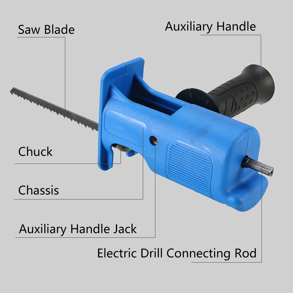 Reciprocating Saw Jig Saw Metal File Attachment For Electric Drill Wood Cutting High Quality
Reciprocating Saw Jig Saw Metal File Attachment For Electric Drill Wood Cutting High Quality
