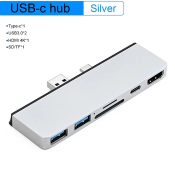 HDMI 4K USB 3.0 SD/TF to Type-C USB-C Power Adapter Docking Station for Surface Pro 7 Laptop Accessories For Microsoft Converter
HDMI 4K USB 3.0 SD/TF to Type-C USB-C Power Adapter Docking Station for Surface Pro 7 Laptop Accessories For Microsoft Converter