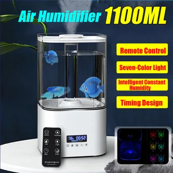 Portable 1100ml Humidifier Home Smart Ultrasonic Humidifier 4-layer Purification Dust Filter Air Humidifier With Conversion Plug
Portable 1100ml Humidifier Home Smart Ultrasonic Humidifier 4-layer Purification Dust Filter Air Humidifier With Conversion Plug