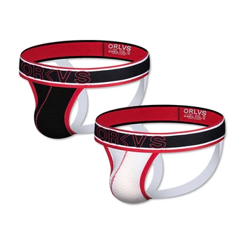2 PCS/LOT Brand Sexy Gay Jockstrap Men Underwear Mesh Men Thong G-String Cueca Tanga Hombre Male Panties Quick Dry U Convex
2 PCS/LOT Brand Sexy Gay Jockstrap Men Underwear Mesh Men Thong G-String Cueca Tanga Hombre Male Panties Quick Dry U Convex
