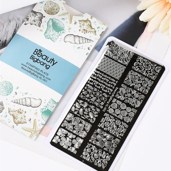 Beauty BigBang Stamping Plates XL-001 Classical Style Sea Star Shell Fruit Leaves Image 12*6cm Stainless Steel Nail Art Template
Beauty BigBang Stamping Plates XL-001 Classical Style Sea Star Shell Fruit Leaves Image 12*6cm Stainless Steel Nail Art Template