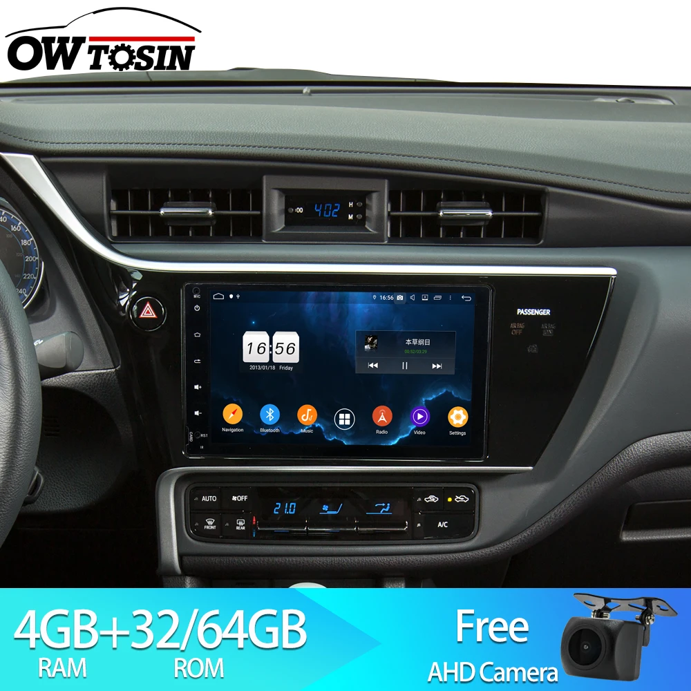 Owtosin Car Radio Multimedia Video Player Navigation GPS Android 9.0 For Toyota Corolla 2017 2018 2019 Car 4GB RAM
Owtosin Car Radio Multimedia Video Player Navigation GPS Android 9.0 For Toyota Corolla 2017 2018 2019 Car 4GB RAM