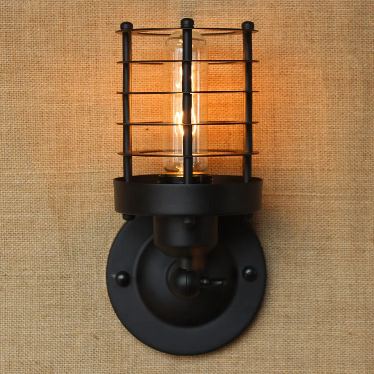 American Industrial Vintage Creative Retro Iron Wall Lamp Loft Style Simple Cage Bathroom Aisle Decoration Light Free Shipping
American Industrial Vintage Creative Retro Iron Wall Lamp Loft Style Simple Cage Bathroom Aisle Decoration Light Free Shipping