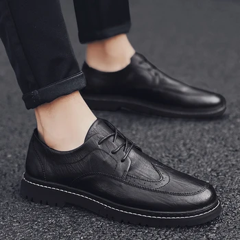 Leather Shoes Men outdoor Casual Loafers Shoes lace up Adult Luxury Shoes Moccasins Men Leather Sneakers oxfords brogue shoes a4
Leather Shoes Men outdoor Casual Loafers Shoes lace up Adult Luxury Shoes Moccasins Men Leather Sneakers oxfords brogue shoes a4