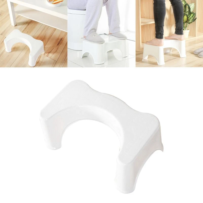 U-Shaped Squat Toilet Stool Anti-Slip Mat Bathroom Assistant Assistant Foot Pad To Constipation Pile
