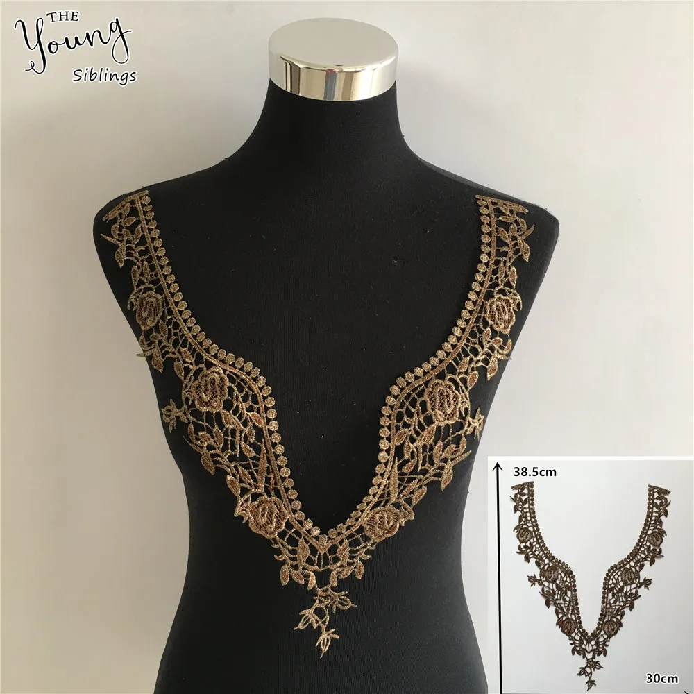 New arrive Embroidery Applique Fabric DIY Lace Collar Sewing Craft Supplies Neckline Hollow out Trim Clothing Decorate Accessory
New arrive Embroidery Applique Fabric DIY Lace Collar Sewing Craft Supplies Neckline Hollow out Trim Clothing Decorate Accessory