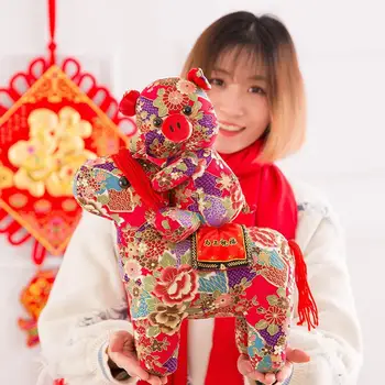 Pig Year Mascot Stuffed Doll Toy New Year Peaceful Auspicious Lucky Gift New Year Mascot Plush Toy Auspicious Doll
Pig Year Mascot Stuffed Doll Toy New Year Peaceful Auspicious Lucky Gift New Year Mascot Plush Toy Auspicious Doll