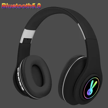 Cute Bluetooth 5.0 Headphone Foldable HI-FI Music Player with Colorful Light Support TF Card AUX Birthday Gift
Cute Bluetooth 5.0 Headphone Foldable HI-FI Music Player with Colorful Light Support TF Card AUX Birthday Gift
