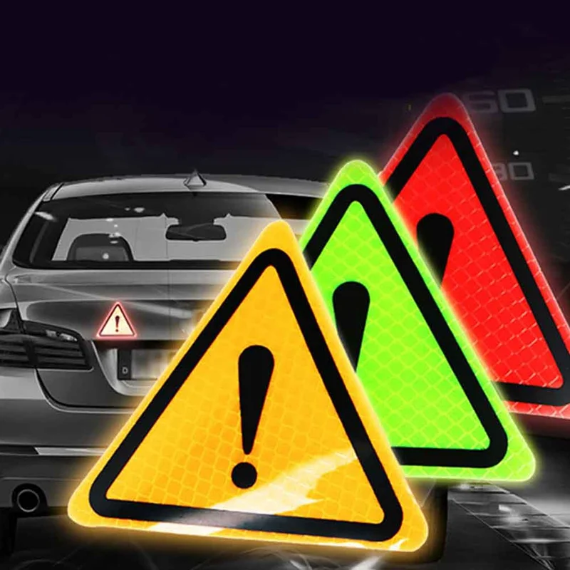 Car Reflective Triangle Warning Sticker Rear Tail Bodywork Safety Sticker Automotie Motorcycle Decoration Decal Accessories
Car Reflective Triangle Warning Sticker Rear Tail Bodywork Safety Sticker Automotie Motorcycle Decoration Decal Accessories