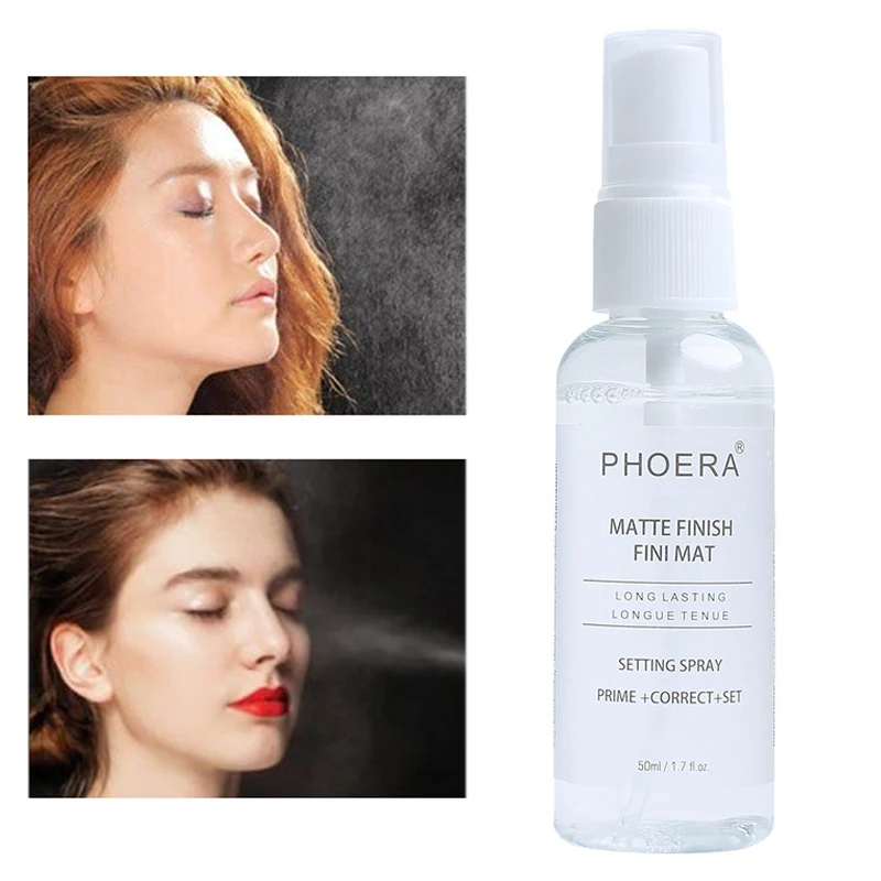 PHOERA Base Makeup Setting Spray 50ml Matte Liquid Foundation Spray Waterproof Long Lasting Face Full Coverage Primer Cosmetics
PHOERA Base Makeup Setting Spray 50ml Matte Liquid Foundation Spray Waterproof Long Lasting Face Full Coverage Primer Cosmetics