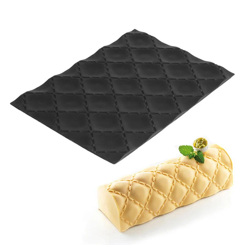 

DIY Silicone Mould Heat Resistant Texture Mat Mold Kit Mousse Baking Dessert Christmas Molds Mats Freedom Combination