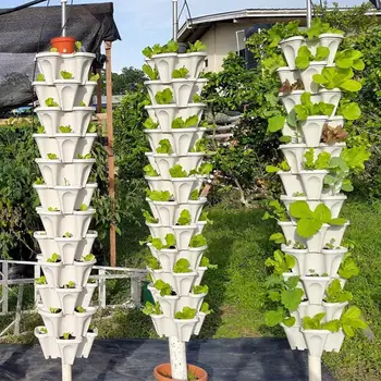 Multi-layer Superimposed Cultivation Pot Strawberry Basin Vegetable Melon Fruit Planting Pot Three-dimensional Flower Pot
Multi-layer Superimposed Cultivation Pot Strawberry Basin Vegetable Melon Fruit Planting Pot Three-dimensional Flower Pot
