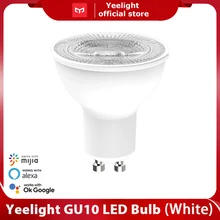 

Yeelight LED GU10 Dimmable Smart LED Bulb Colorful Lamp 350 Lumen work with Yeelight App Google Assistant alexa Razer mijia