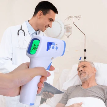 Digital Temperatur Thermometer IR Infrared Thermometer Non-contact Forehead Body Surface Temperature instruments for Adult Baby
Digital Temperatur Thermometer IR Infrared Thermometer Non-contact Forehead Body Surface Temperature instruments for Adult Baby