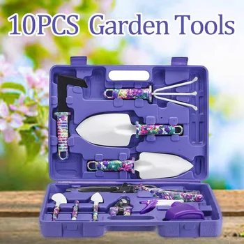 10Pcs Gardening Tools Set Scissors Shovel Spade Planting Weeding Watering Kits Storage Box Garden DIY Hand Tool Sets
10Pcs Gardening Tools Set Scissors Shovel Spade Planting Weeding Watering Kits Storage Box Garden DIY Hand Tool Sets