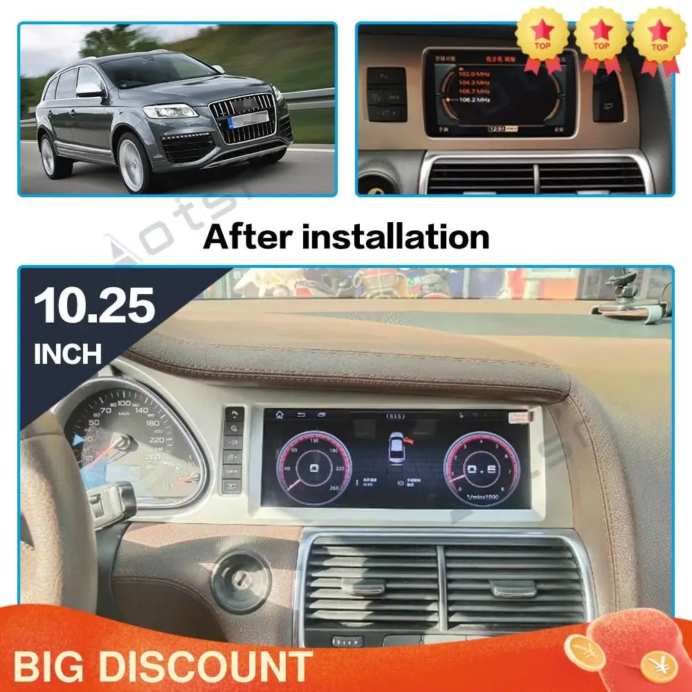 Автомагнитола для Audi Q7 2010 - 2015 Android радио аудио стерео GPS навигация автомобильный видео мультимедийный плеер сенсорный экран Авторадио головное устройство
Автомагнитола для Audi Q7 2010 - 2015 Android радио аудио стерео GPS навигация автомобильный видео мультимедийный плеер сенсорный экран Авторадио головное устройство