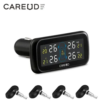 U903 Auto Car Wireless TPMS Tire Pressure Monitoring System with 4 Sensors LCD Display Monitor Cigarette Lighter Socket CAREUD
U903 Auto Car Wireless TPMS Tire Pressure Monitoring System with 4 Sensors LCD Display Monitor Cigarette Lighter Socket CAREUD