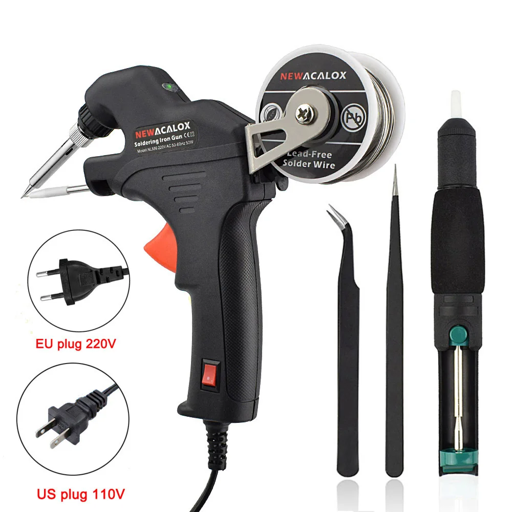 60W Electric Soldering Iron Kit Internal Heating Handheld Automatically Send Tin Welding Station Repair Tool
60W Electric Soldering Iron Kit Internal Heating Handheld Automatically Send Tin Welding Station Repair Tool