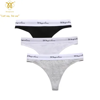 WingsLove 3 Pack Women Seamless Cotton Sexy String Tangas Thong Panties Underwear
WingsLove 3 Pack Women Seamless Cotton Sexy String Tangas Thong Panties Underwear