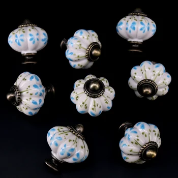 8pcs Dia33mm New Ceramic Cabinet Knobs Hand painted Pumpkin shape Cupboard Closet door Dresser Drawer Knobs Handles
8pcs Dia33mm New Ceramic Cabinet Knobs Hand painted Pumpkin shape Cupboard Closet door Dresser Drawer Knobs Handles