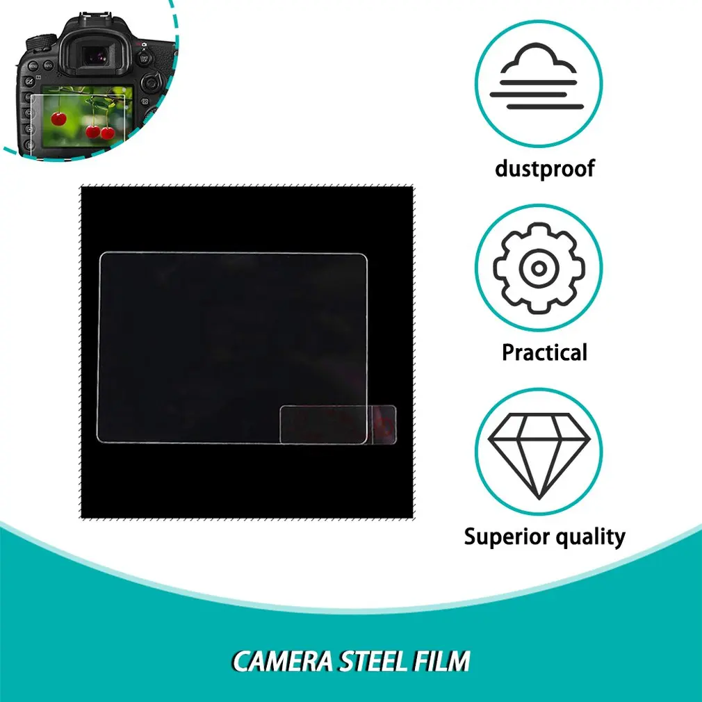 Screen Protector For Canon 550D 60D 600D Tempered Glass LCD Screen Film Protector 0.4mm HD Protective Waterproof Cover