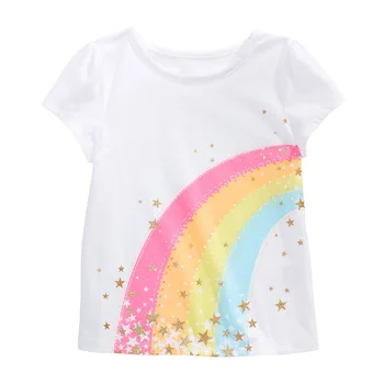 Little maven shop shirts Baby Girls Tshirt for Rainbow Star Girls Children's Short Sleeve Cotton Kids Pink Clothes 
Little maven shop shirts Baby Girls Tshirt for Rainbow Star Girls Children's Short Sleeve Cotton Kids Pink Clothes