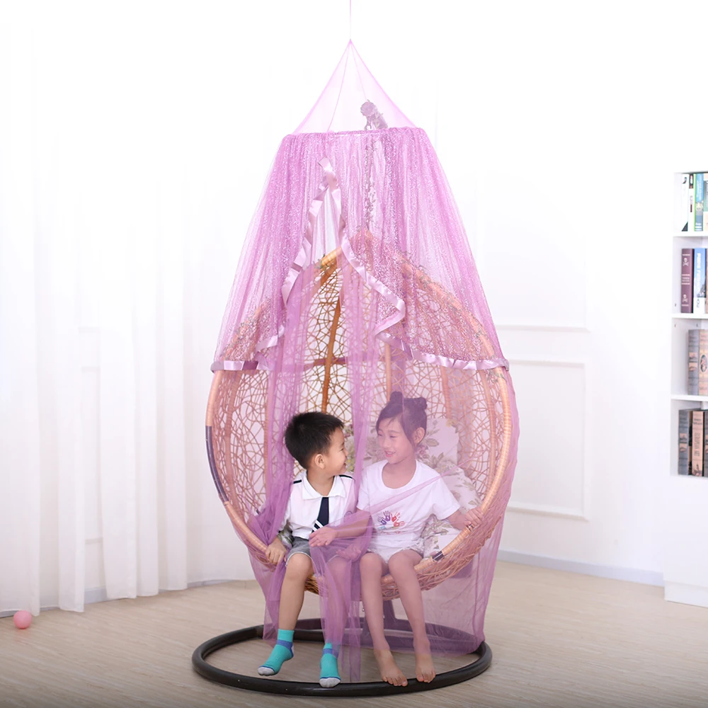 Princess Castle Round Dome Bed Canopy Mosquito Net Elegant Mesh&Lace Hanging Knit Included for Rooms Cribs Decoration 240cm
Princess Castle Round Dome Bed Canopy Mosquito Net Elegant Mesh&Lace Hanging Knit Included for Rooms Cribs Decoration 240cm