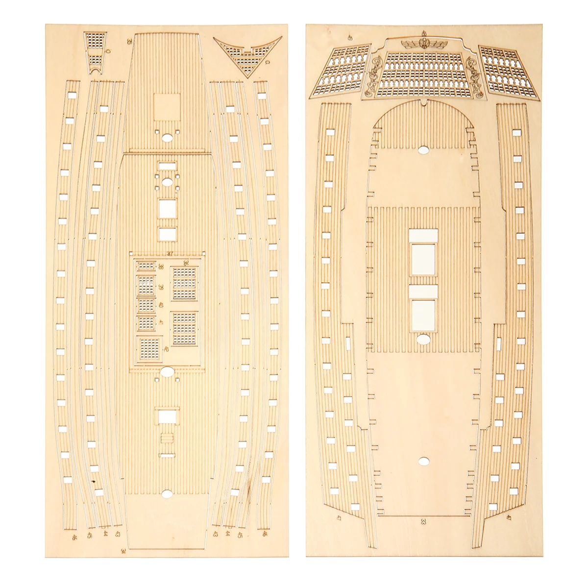 1 Set DIY Handmade Assembly Ship Wooden Sailing Boat Model Kit Ship Handmade Assembly Decoration Gift For Children