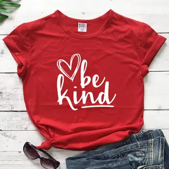 Be kind heart graphic religion women fashion pure cotton slogan Christian Bible baptism tees gift church quote tees tops L504 
Be kind heart graphic religion women fashion pure cotton slogan Christian Bible baptism tees gift church quote tees tops L504
