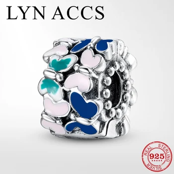 100% Real 925 Sterling Silver Colorful Enamel Butterfly Group Charms Beads Fit Original Women LYNACCS Bracelets DIY Jewelry Gift
100% Real 925 Sterling Silver Colorful Enamel Butterfly Group Charms Beads Fit Original Women LYNACCS Bracelets DIY Jewelry Gift