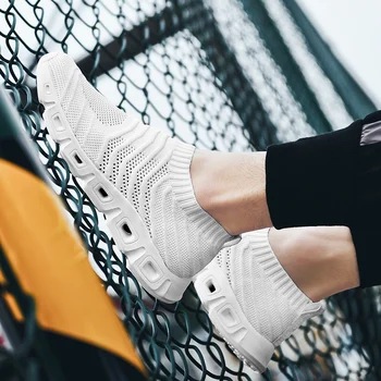 Running Shoes Men Outdoor Sport Shoes Men High Elastic Rubber Anti-Slip Openwork Soles Sneakers Men Chaussure Homme Big Size 48
Running Shoes Men Outdoor Sport Shoes Men High Elastic Rubber Anti-Slip Openwork Soles Sneakers Men Chaussure Homme Big Size 48