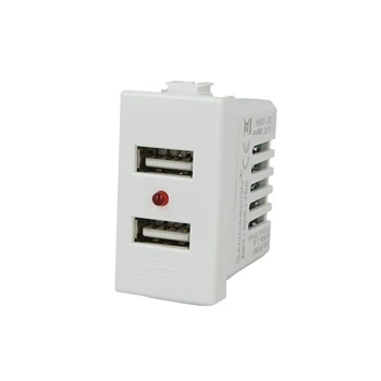 SANDASDON SD61760 SANDASDON 2 ports USB Charger Module 2,1A White compatible Bticino Matix
SANDASDON SD61760 SANDASDON 2 ports USB Charger Module 2,1A White compatible Bticino Matix