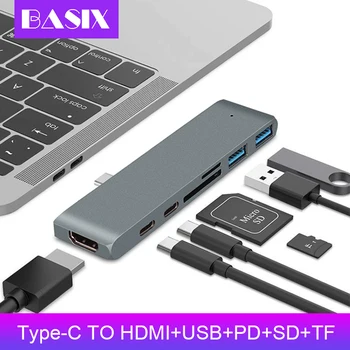 Basix USB C HUB Type-c to Multi Ports USB 3.0 Type C Power Adapter USB-C HUB Splitter Dock For Macbook Pro Air USB C HAB
Basix USB C HUB Type-c to Multi Ports USB 3.0 Type C Power Adapter USB-C HUB Splitter Dock For Macbook Pro Air USB C HAB