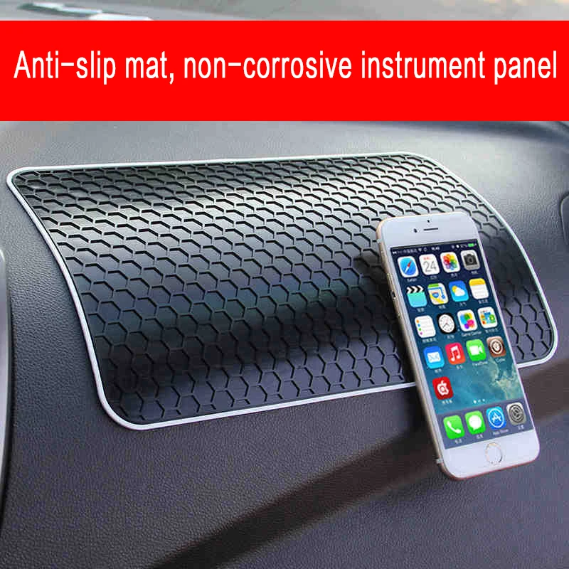 

Mo Fan new large honeycomb car anti-skid pad car slip pad large size mobile phone mat car supplies